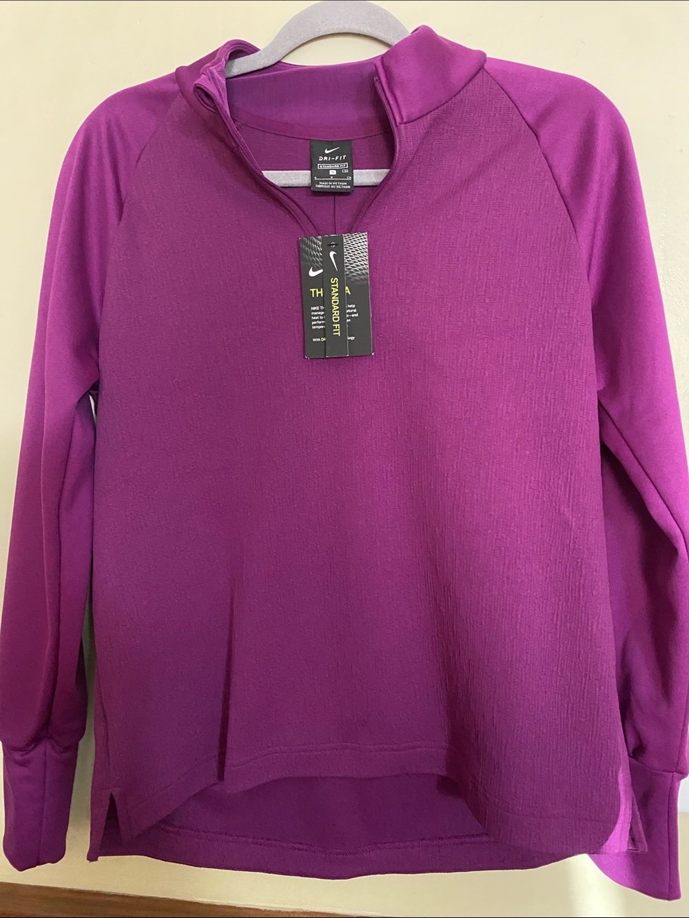 Nike Women’s Purple Quarter-Zip Pullover